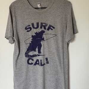 Gray Surf Cali Graphic T-Shirt
